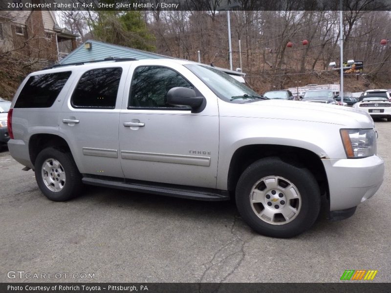 Sheer Silver Metallic / Ebony 2010 Chevrolet Tahoe LT 4x4