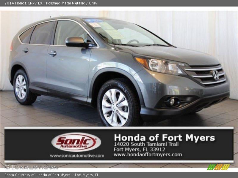 Polished Metal Metallic / Gray 2014 Honda CR-V EX