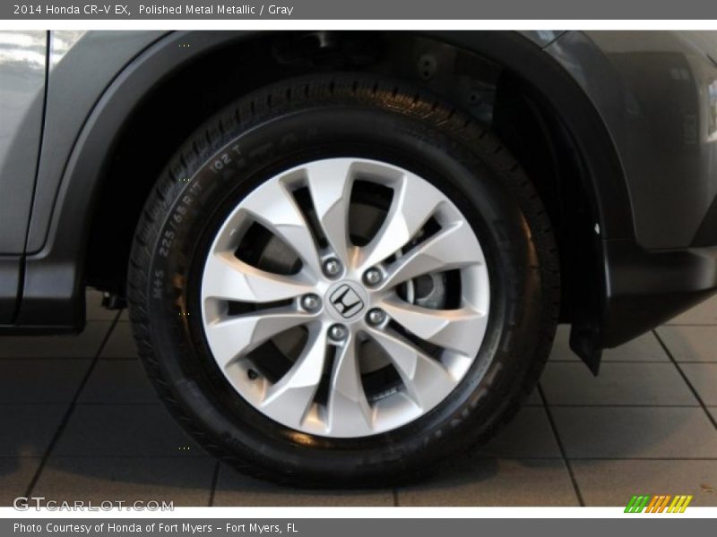 Polished Metal Metallic / Gray 2014 Honda CR-V EX