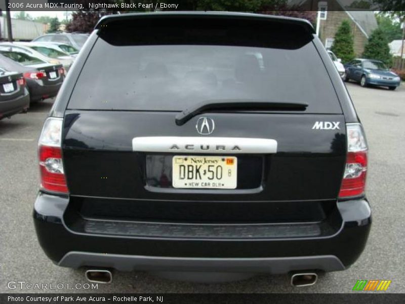 Nighthawk Black Pearl / Ebony 2006 Acura MDX Touring