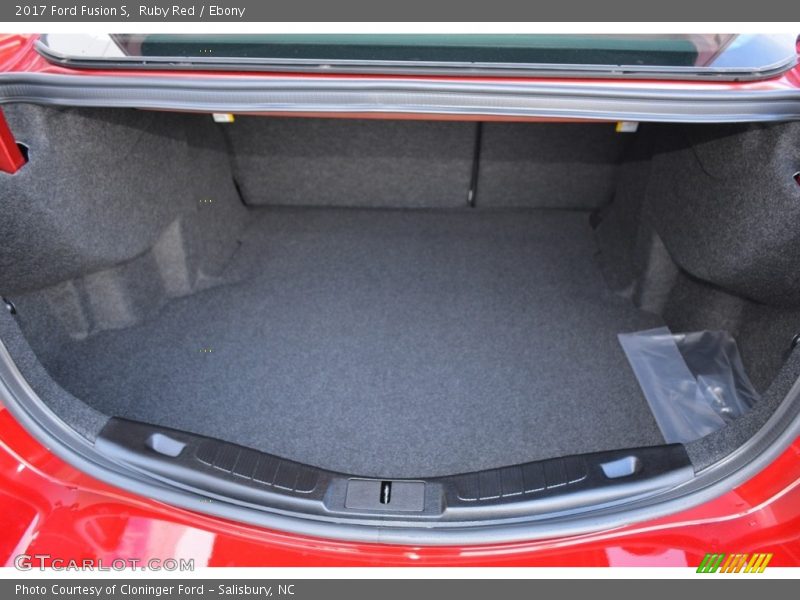 Ruby Red / Ebony 2017 Ford Fusion S