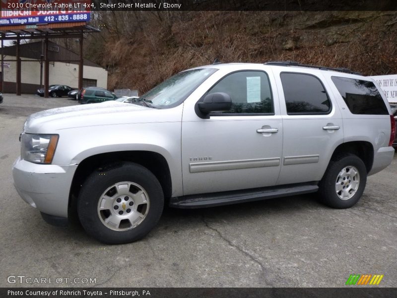 Sheer Silver Metallic / Ebony 2010 Chevrolet Tahoe LT 4x4