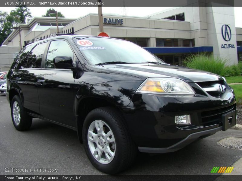Nighthawk Black Pearl / Saddle/Black 2006 Acura MDX