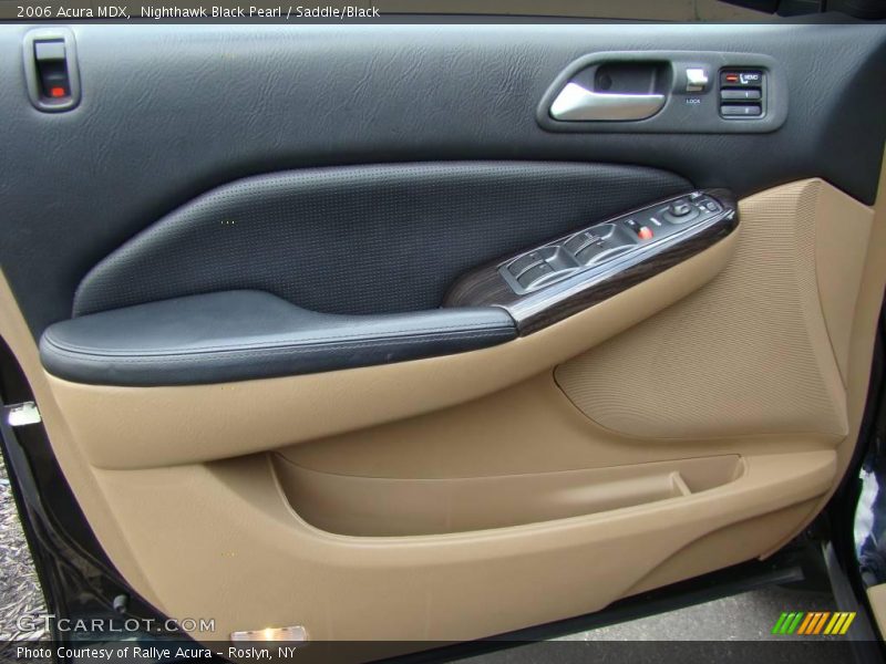 Nighthawk Black Pearl / Saddle/Black 2006 Acura MDX