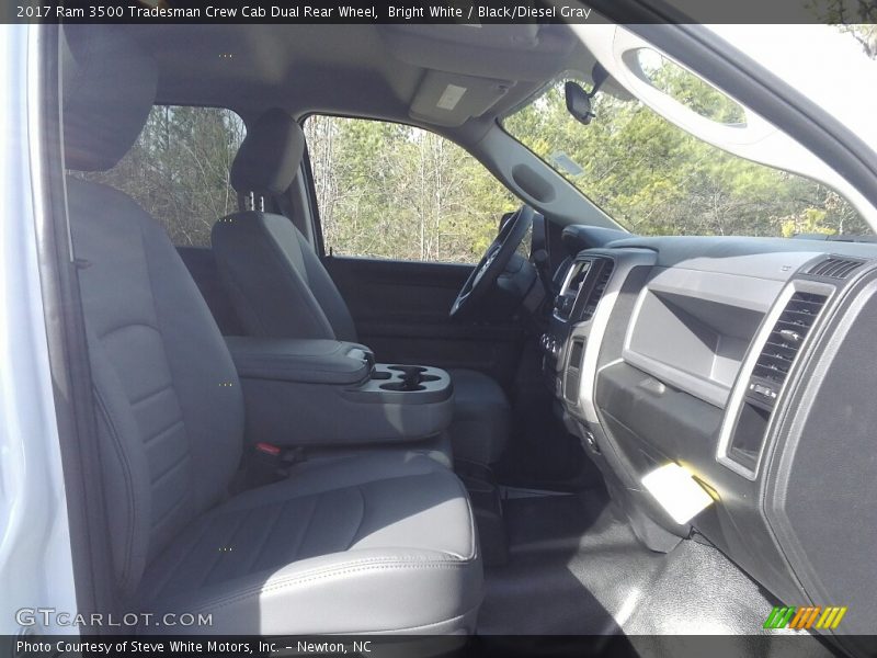 Bright White / Black/Diesel Gray 2017 Ram 3500 Tradesman Crew Cab Dual Rear Wheel