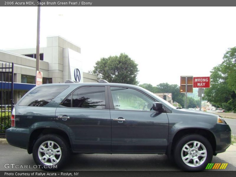 Sage Brush Green Pearl / Ebony 2006 Acura MDX