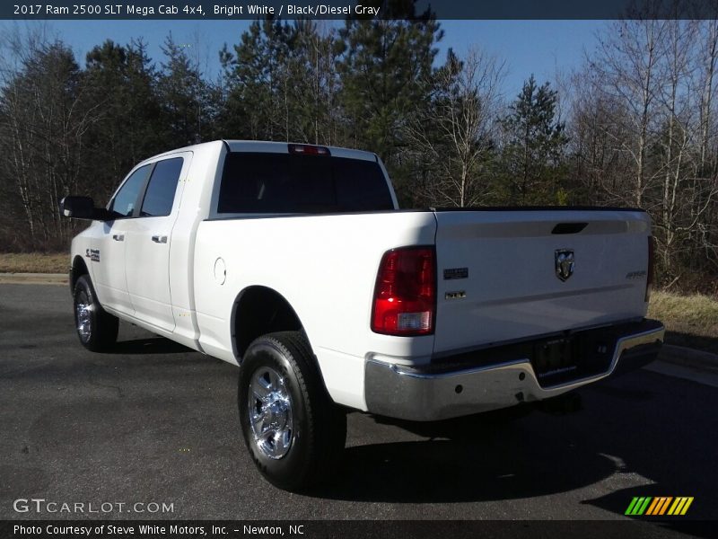 Bright White / Black/Diesel Gray 2017 Ram 2500 SLT Mega Cab 4x4
