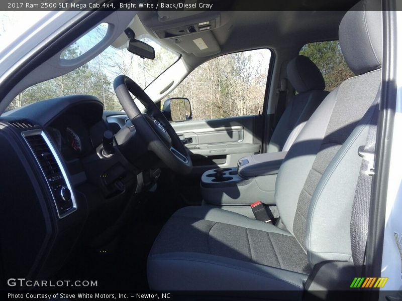 Bright White / Black/Diesel Gray 2017 Ram 2500 SLT Mega Cab 4x4
