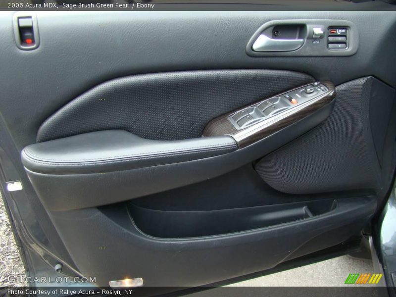 Sage Brush Green Pearl / Ebony 2006 Acura MDX