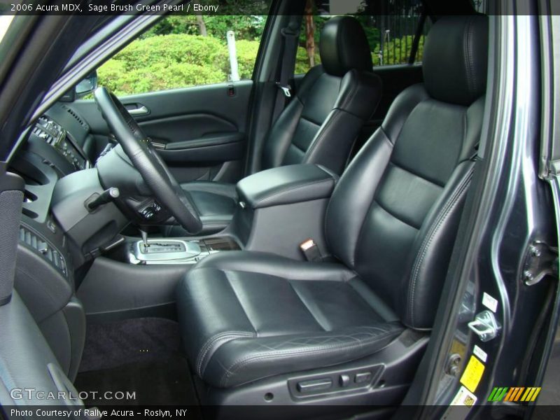 Sage Brush Green Pearl / Ebony 2006 Acura MDX