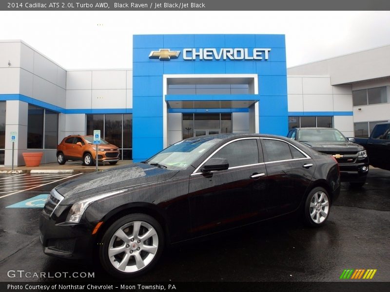 Black Raven / Jet Black/Jet Black 2014 Cadillac ATS 2.0L Turbo AWD