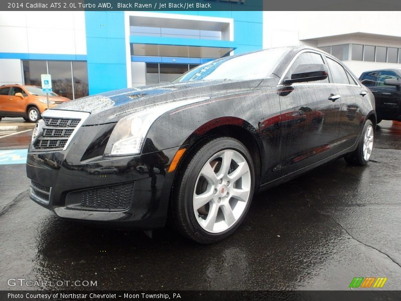 Black Raven / Jet Black/Jet Black 2014 Cadillac ATS 2.0L Turbo AWD