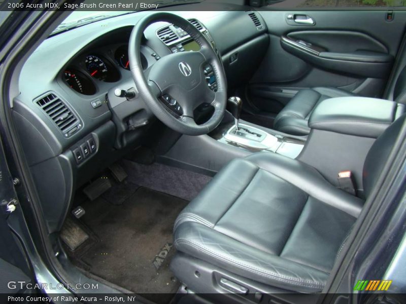 Sage Brush Green Pearl / Ebony 2006 Acura MDX