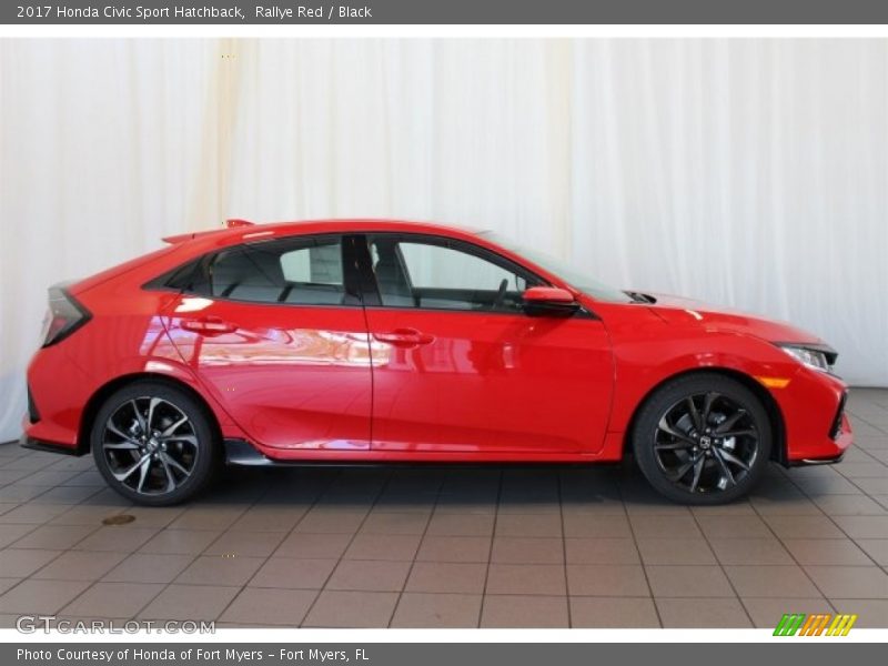 Rallye Red / Black 2017 Honda Civic Sport Hatchback