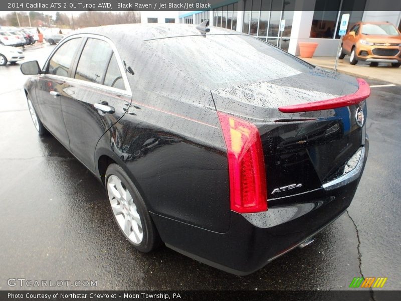 Black Raven / Jet Black/Jet Black 2014 Cadillac ATS 2.0L Turbo AWD