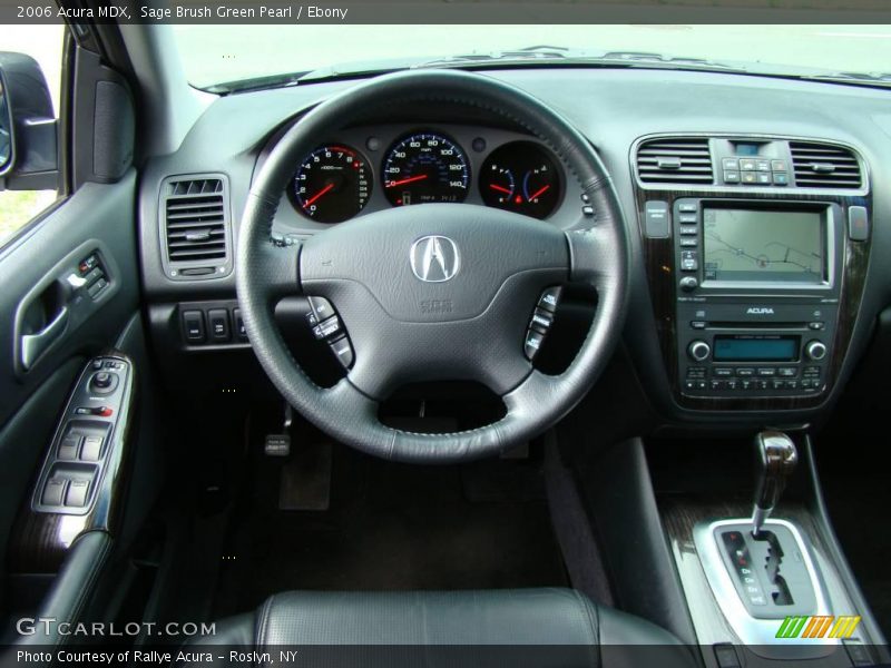 Sage Brush Green Pearl / Ebony 2006 Acura MDX