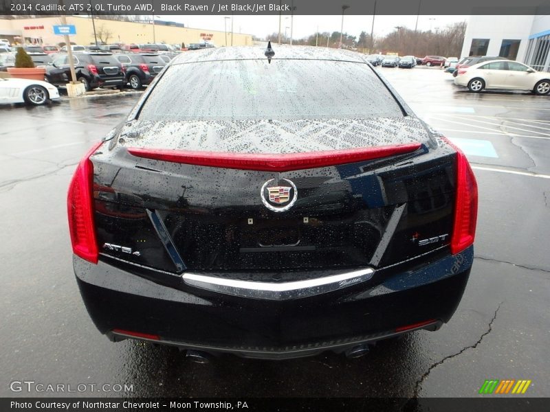 Black Raven / Jet Black/Jet Black 2014 Cadillac ATS 2.0L Turbo AWD