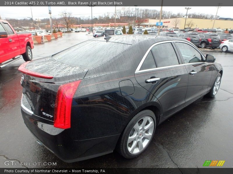 Black Raven / Jet Black/Jet Black 2014 Cadillac ATS 2.0L Turbo AWD