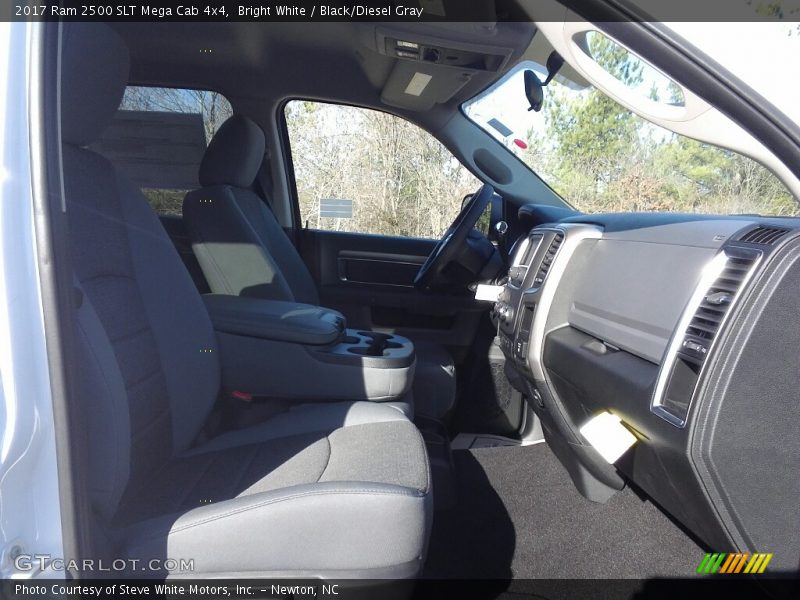 Bright White / Black/Diesel Gray 2017 Ram 2500 SLT Mega Cab 4x4