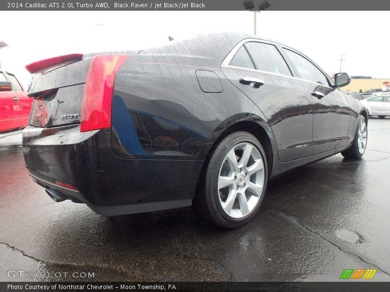 Black Raven / Jet Black/Jet Black 2014 Cadillac ATS 2.0L Turbo AWD