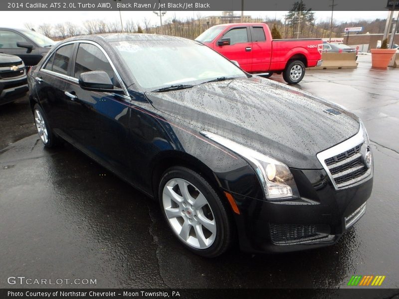 Black Raven / Jet Black/Jet Black 2014 Cadillac ATS 2.0L Turbo AWD