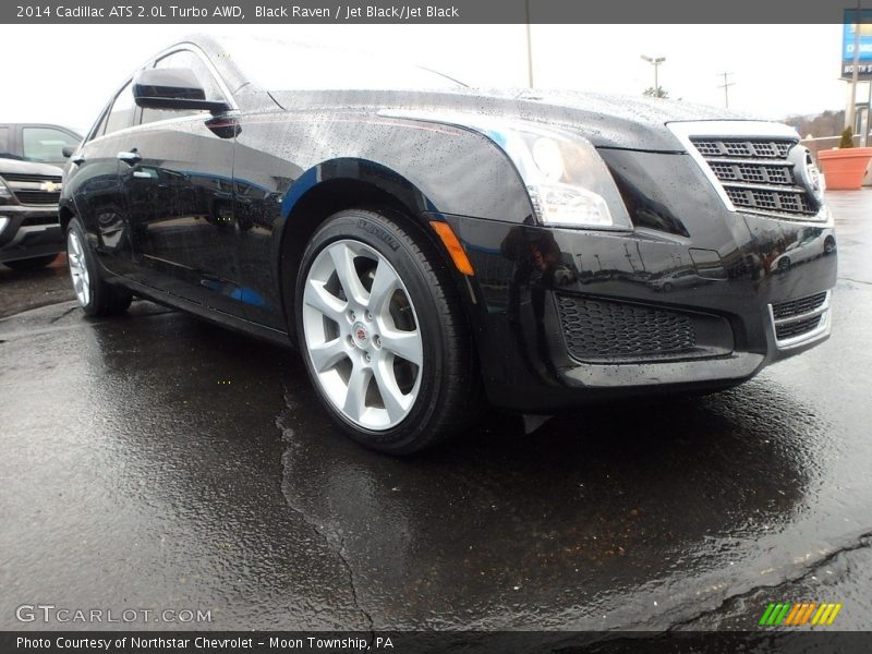 Black Raven / Jet Black/Jet Black 2014 Cadillac ATS 2.0L Turbo AWD