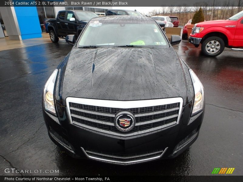 Black Raven / Jet Black/Jet Black 2014 Cadillac ATS 2.0L Turbo AWD