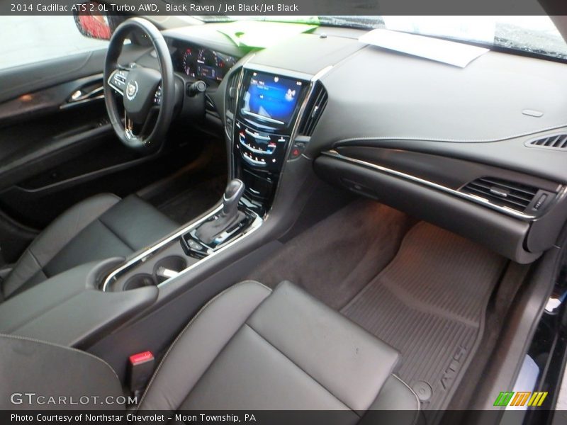 Black Raven / Jet Black/Jet Black 2014 Cadillac ATS 2.0L Turbo AWD