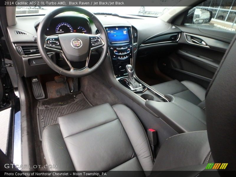 Black Raven / Jet Black/Jet Black 2014 Cadillac ATS 2.0L Turbo AWD