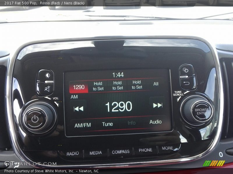 Rosso (Red) / Nero (Black) 2017 Fiat 500 Pop