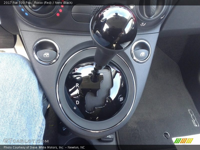 Rosso (Red) / Nero (Black) 2017 Fiat 500 Pop