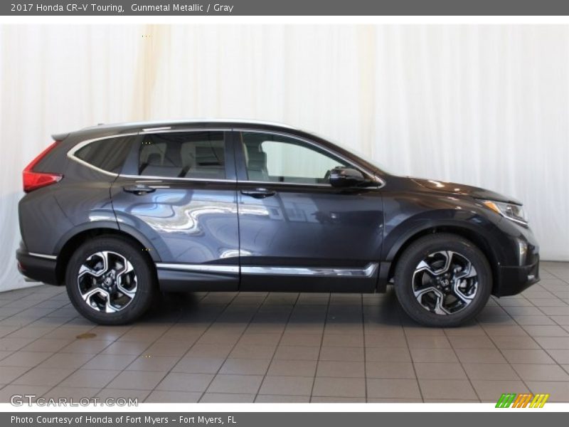 Gunmetal Metallic / Gray 2017 Honda CR-V Touring