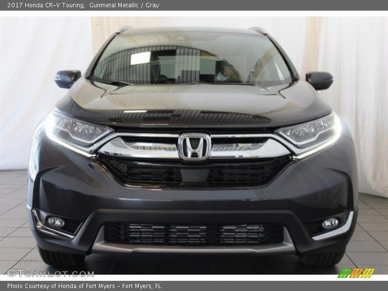 Gunmetal Metallic / Gray 2017 Honda CR-V Touring