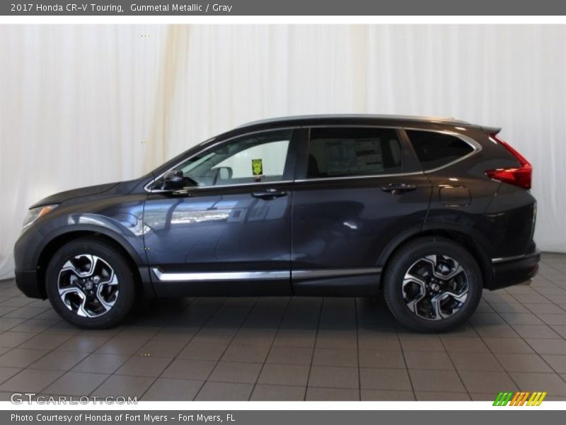 Gunmetal Metallic / Gray 2017 Honda CR-V Touring