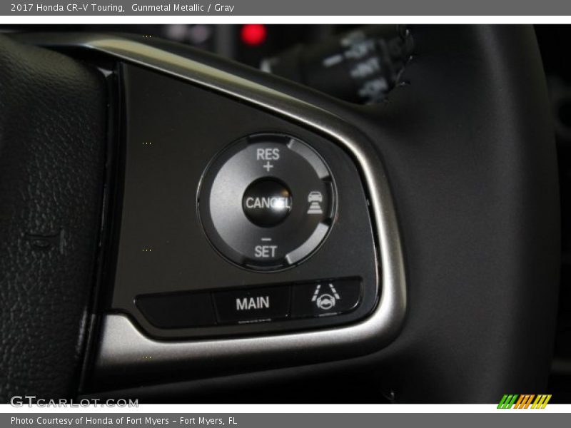 Gunmetal Metallic / Gray 2017 Honda CR-V Touring