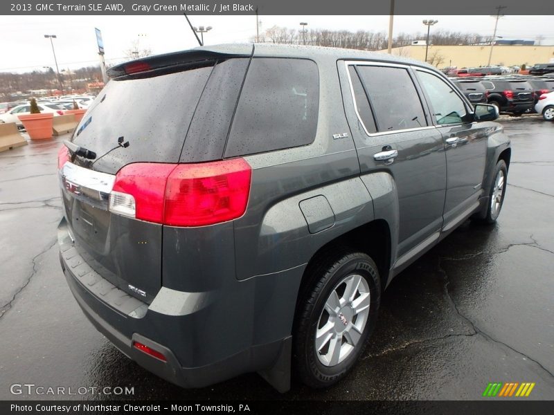 Gray Green Metallic / Jet Black 2013 GMC Terrain SLE AWD