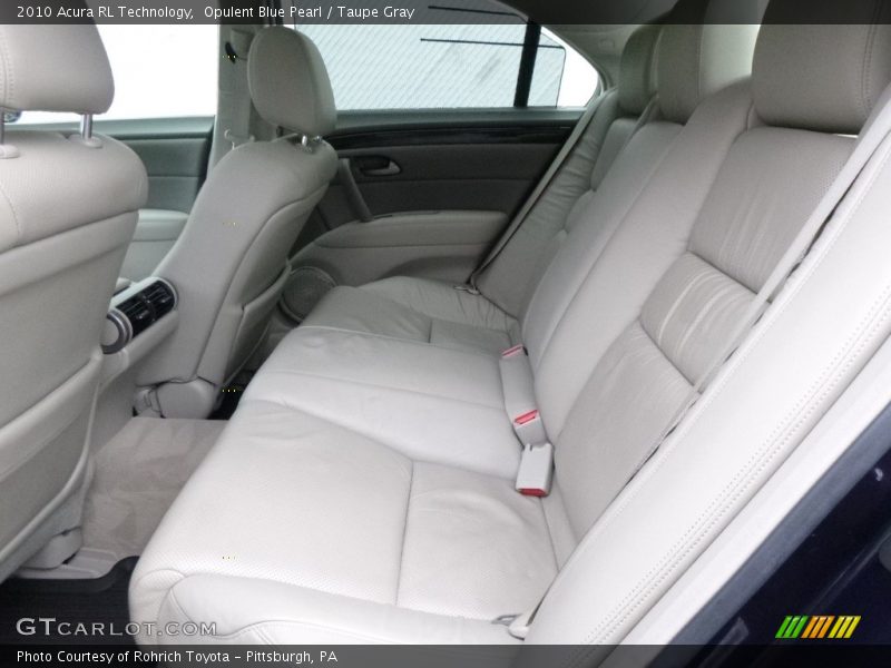 Opulent Blue Pearl / Taupe Gray 2010 Acura RL Technology
