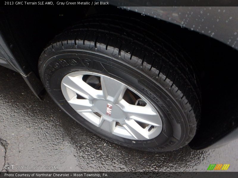 Gray Green Metallic / Jet Black 2013 GMC Terrain SLE AWD