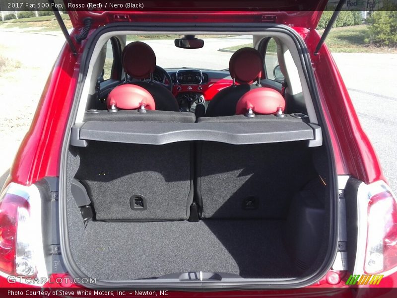 Rosso (Red) / Nero (Black) 2017 Fiat 500 Pop