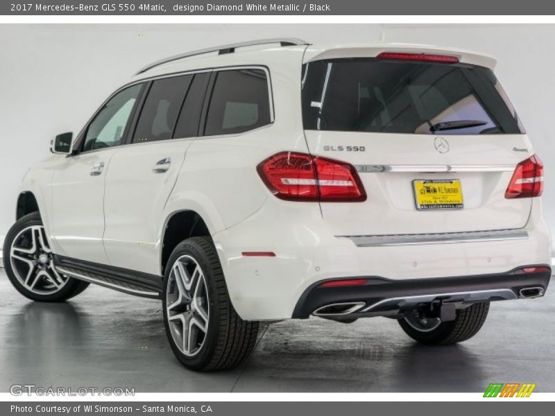 designo Diamond White Metallic / Black 2017 Mercedes-Benz GLS 550 4Matic