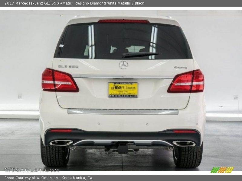 designo Diamond White Metallic / Black 2017 Mercedes-Benz GLS 550 4Matic