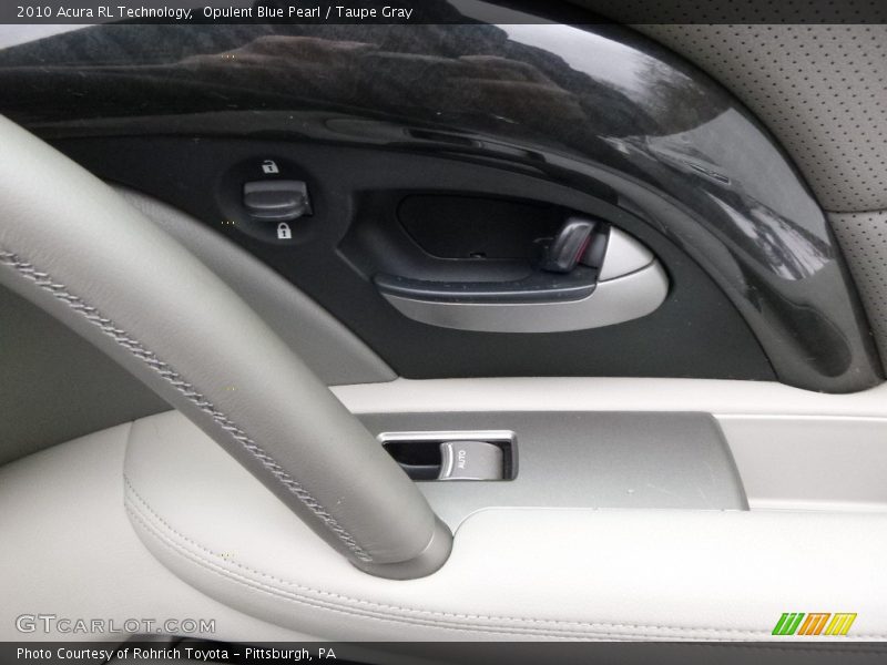 Opulent Blue Pearl / Taupe Gray 2010 Acura RL Technology