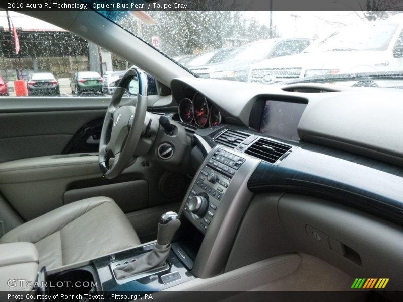 Opulent Blue Pearl / Taupe Gray 2010 Acura RL Technology