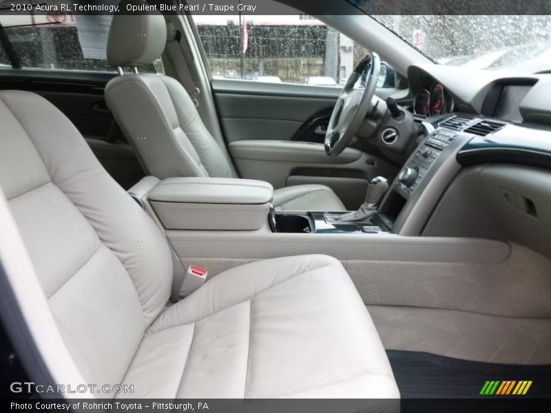 Opulent Blue Pearl / Taupe Gray 2010 Acura RL Technology