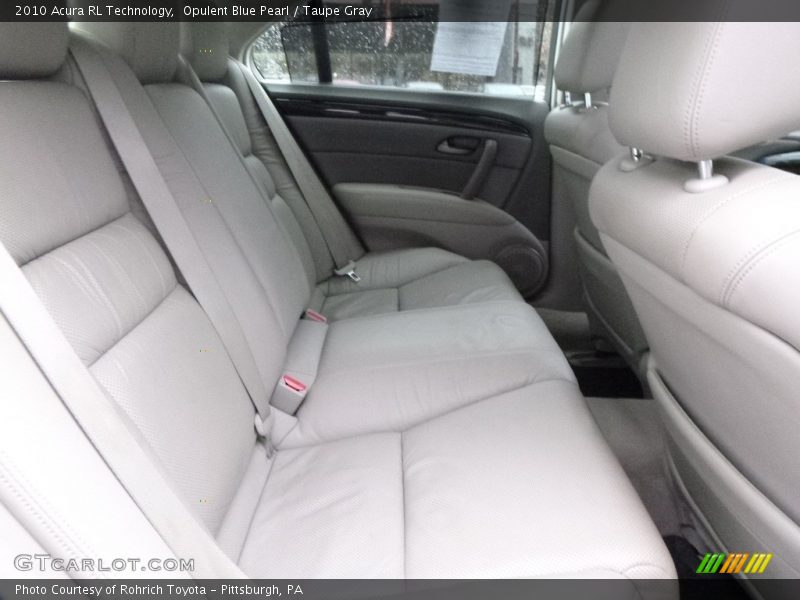 Opulent Blue Pearl / Taupe Gray 2010 Acura RL Technology