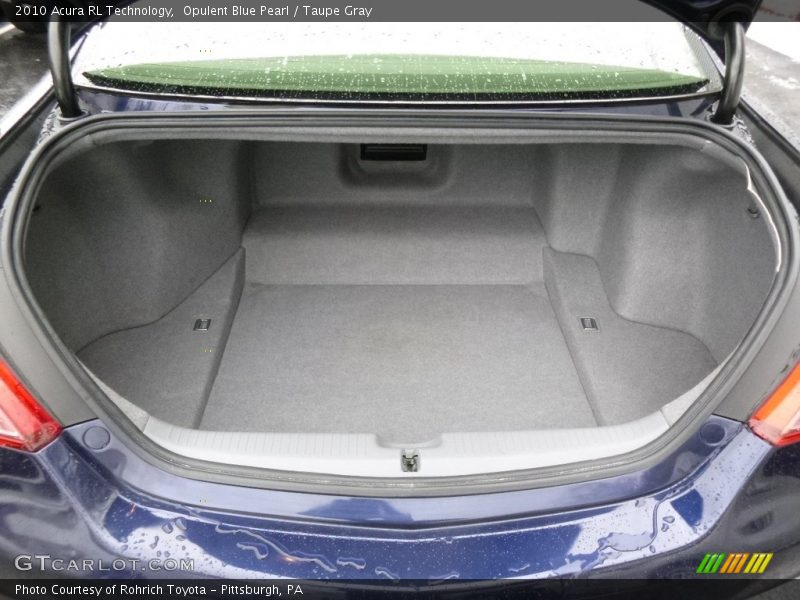 Opulent Blue Pearl / Taupe Gray 2010 Acura RL Technology