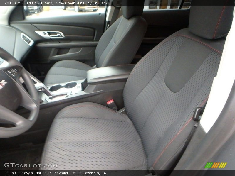 Gray Green Metallic / Jet Black 2013 GMC Terrain SLE AWD