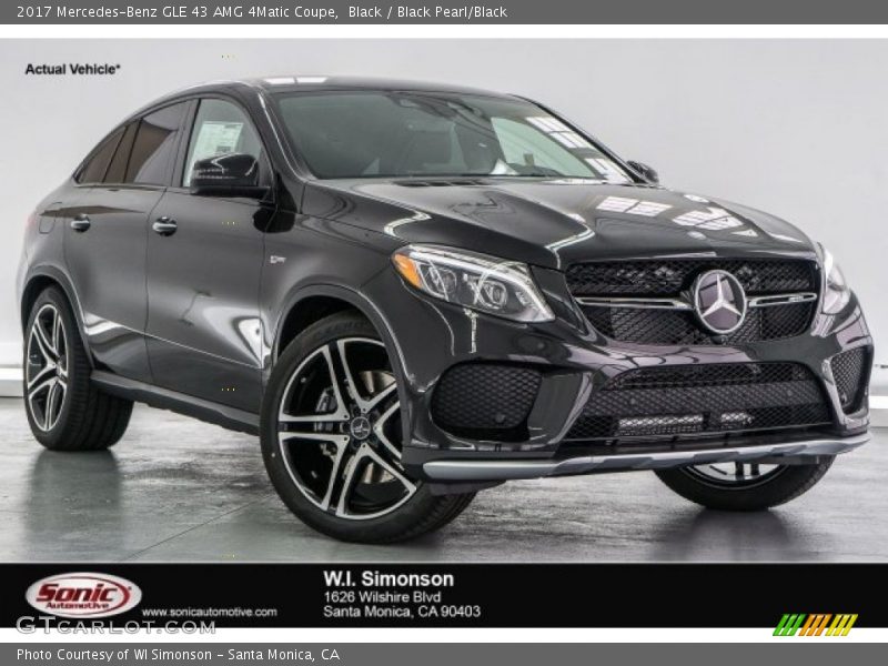 Black / Black Pearl/Black 2017 Mercedes-Benz GLE 43 AMG 4Matic Coupe