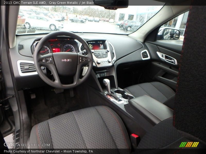 Gray Green Metallic / Jet Black 2013 GMC Terrain SLE AWD
