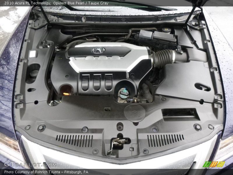 Opulent Blue Pearl / Taupe Gray 2010 Acura RL Technology